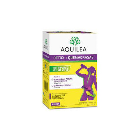 AQUILEA DETOX + QUEMAGRASAS 10 STICKS