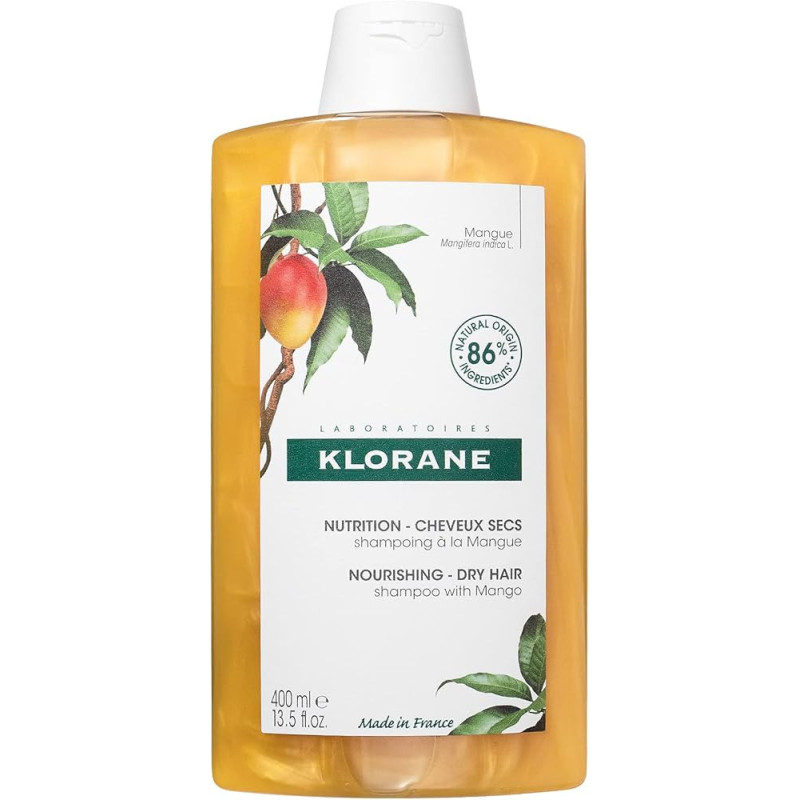 KLORANE CHAMPÚ NUTRITIVO A LA MANTECA DE MANGO 400ML