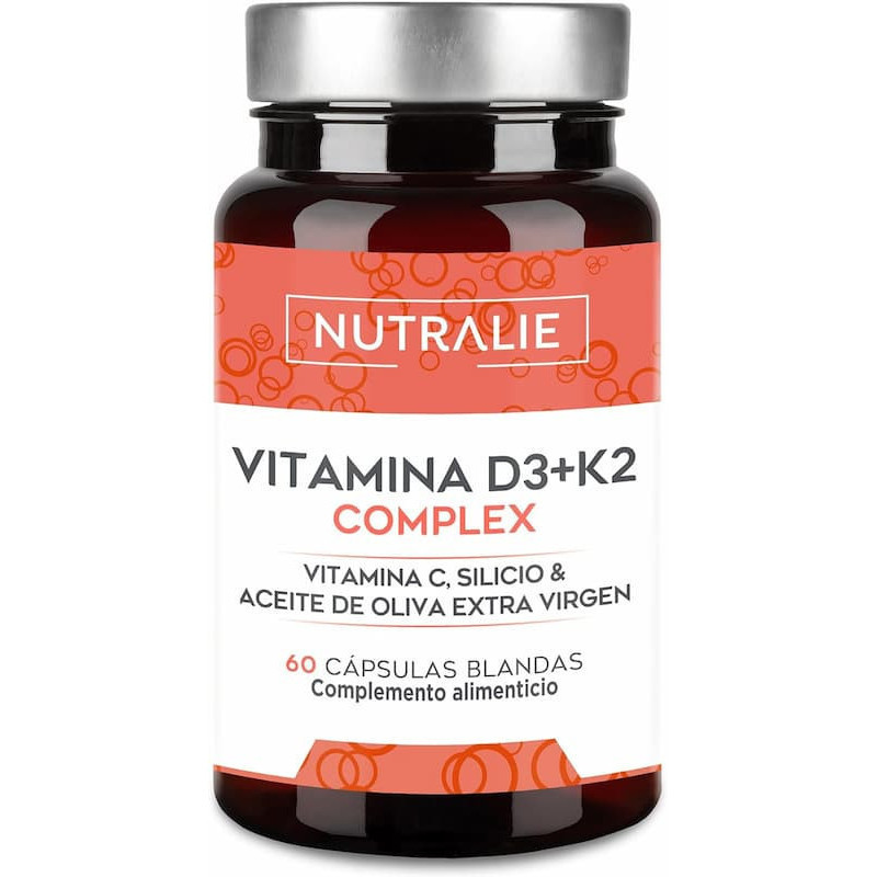 NUTRALIE VITAMIN D3+K2 COMPLEX 60 CÁPSULAS